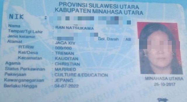 Astaga, Satu WNA Jepang Terdaftar di DPT Minut