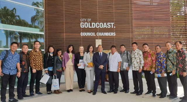 Wujudkan Konsep Sister City, Wali Kota Bitung Sambangi Gold Coast di Australia