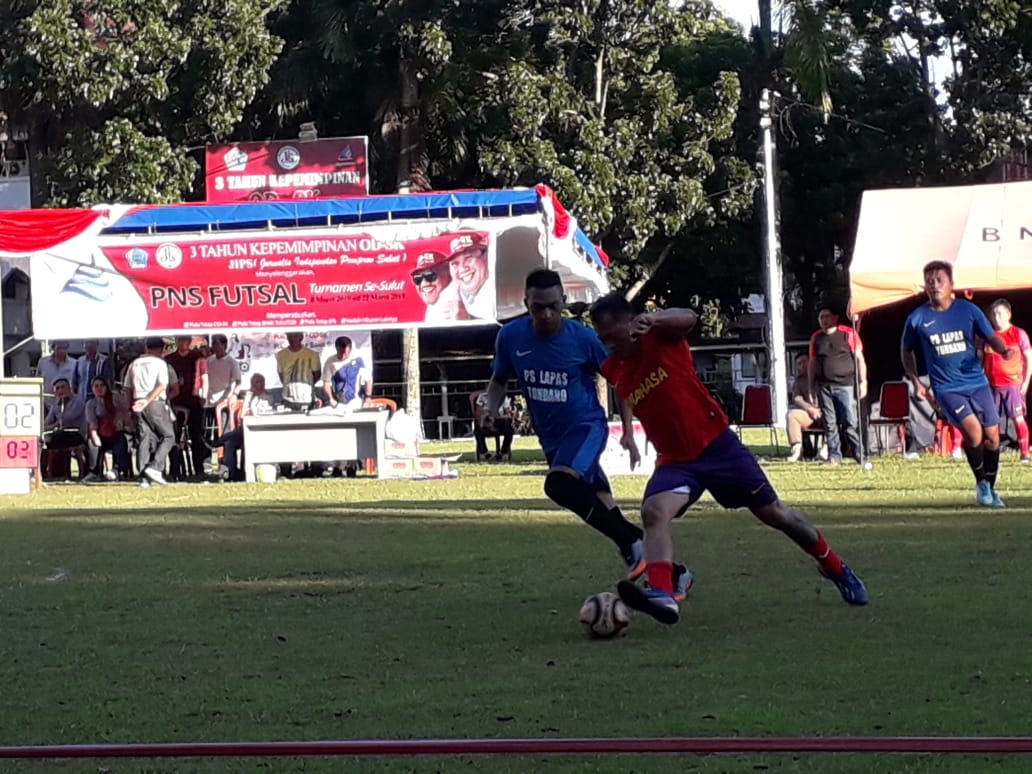 Turnamen Futsal: Lapas Tondano dan Pemkab Minahasa Lolos