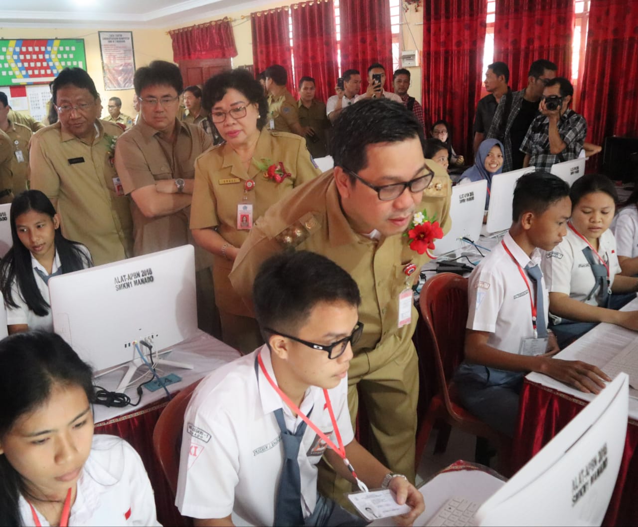 Buka UNBK tingkat SMK, Steven Kandouw: "Tidak ada Joki dan Tolong-tolongan"