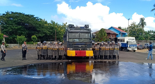 Gelar Latihan, Polres Minsel Mantapkan Kesiapan Pengamanan Pemilu