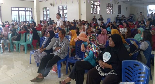 Sosialisasi Pemilu 2019, KPU Sulut Temui Warga Kema-Kauditan