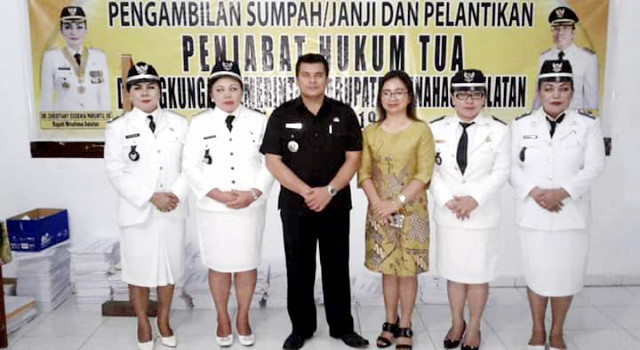 Hari Perempuan Internasional, 4 Pejabat Hukum Tua Perempuan Dilantik di Minsel
