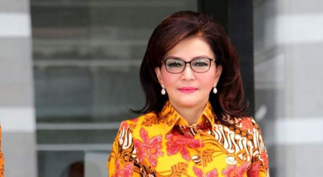 Bupati Tetty Paruntu Hadiri Rakornas Bidang Perpustakaan