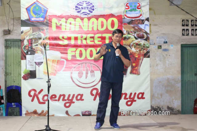 Manado Street Food Resmi Dibuka, Vicky Lumentut Minta 5 Hal Ini
