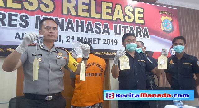 Sat Narkoba Polres Minut Berhasil Bekuk Pengedar Sabu Asal Palu