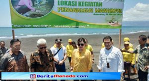 Bupati Tetty Paruntu Pimpin Peringatan Hari Hutan dan Hari Air Sedunia di Minsel