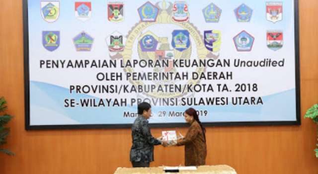 Bupati Vonnie Panambunan Hadiri Kegiatan Anaudited BPK RI