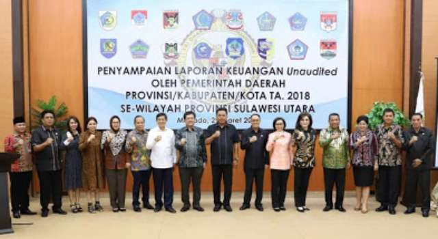 Bupati Vonnie Panambunan Hadiri Kegiatan Anaudited BPK RI