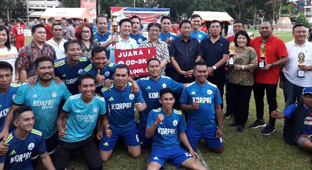 Juara Bertahan Tumbang di Final, Pemkot Bitung Perkasa di PNS Futsal 3 Tahun OD-SK