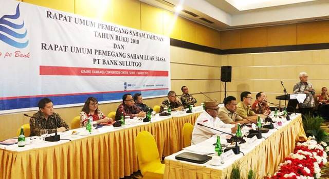 RUPS Tahunan Tahun Buku 2018 dan RUPS Luar Biasa PT Bank SulutGo