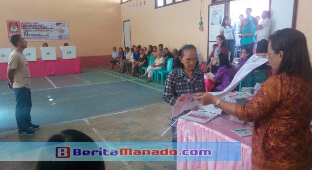 Parpol Kurang Minati Simulasi Pemilu 2019 yang Digelar KPU Bitung
