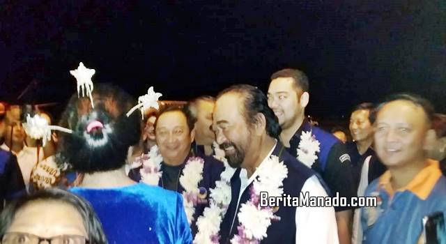 Surya Paloh Tiba Pukul 18.30 Wita