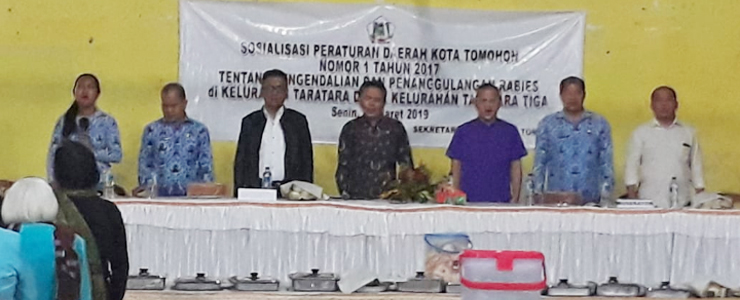 Wuwung Hadiri Sosialisasi Perda Pengendalian dan Penanggulangan Rabies di Taratara Raya