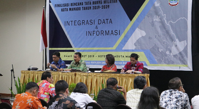 Rencana Tata Ruang Wilayah Kota Manado Masuki Tahap Finalisasi