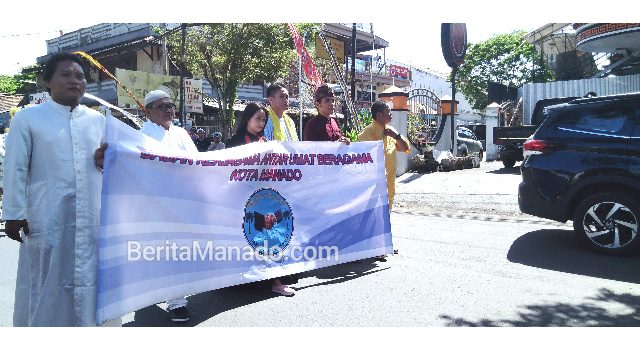 Badan Kerjasama Antar Umat Beragama kota Manado turut serta dalam iring-iringan Festival Ogoh-ogoh