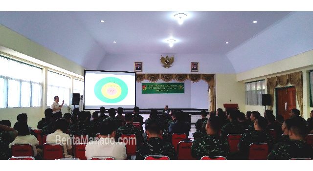 Personel Korem 131/Santiago Ikuti Penyuluhan Bahaya Narkoba