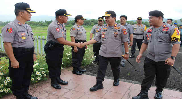 Cek Kesiapan Pemilu, Kapolda Sulut Irjen Pol Dr R Sigit Hardjanto Kunker ke Daerah Perbatasan Filiphina