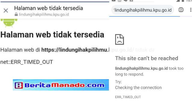Hari Pencoblosan, Website KPU Tidak Dapat Diakses