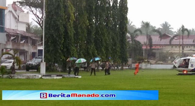 Kapolda Sulut Sigit Tri Hardjanto Mendarat Darurat di Minsel