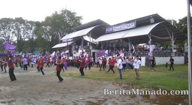 Begini Suasana Ibadah Selebrasi Paskah Remaja GMIM di Manado