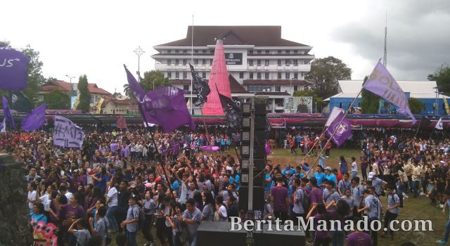 Begini Suasana Ibadah Selebrasi Paskah Remaja GMIM di Manado