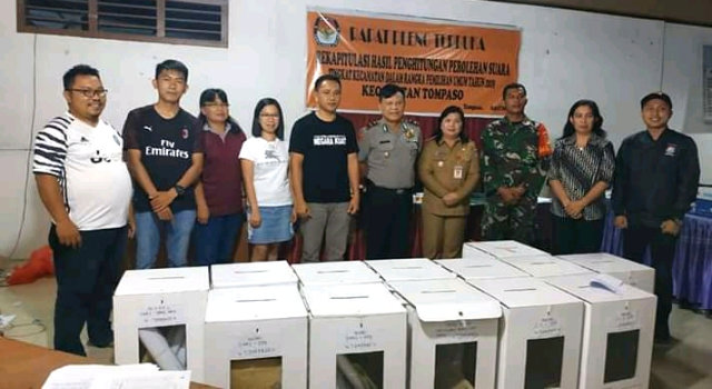 Pleno PPK Kecamatan Tompaso Selesai