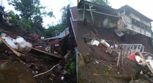 Tanggul Ambruk Timpa Lima Rumah di Winenet