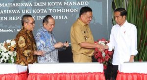 Didampingi Olly Dondokambey, Presiden Jokowi Resmikan Sejumlah Proyek Strategis Nasional