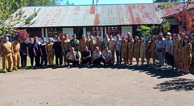 Kecamatan Tompaso Barat Gelar Apel Kesiapan Penyelenggaraan Pemilu 2019