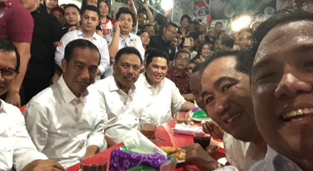 Jokowi Ngopi Bersama Ketum KADIN, 3 Ketum HIPMI dan Repnas Sulut