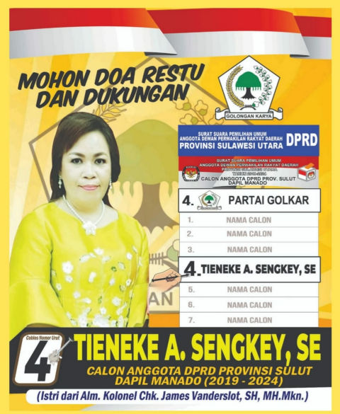 Tieneke Sengkey Punya Segudang Pengalaman, Bertekad Perjuangkan Hak-hak Masyarakat