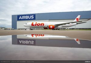 Airbus A330-900neo Pertama Lion Air Telah Diluncurkan