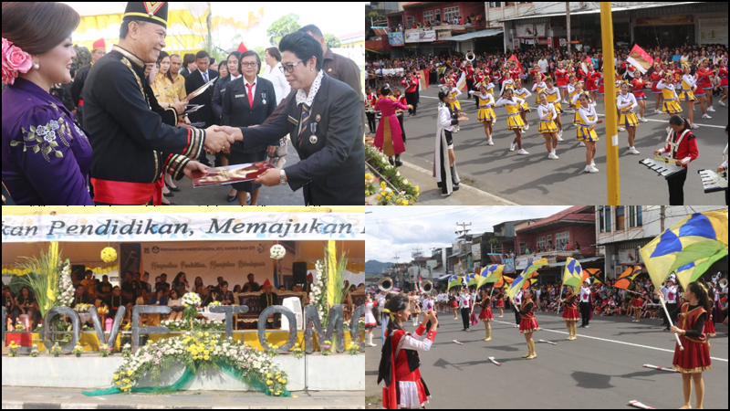 Meriah, Peringatan Hardiknas 2019 di Kota Tomohon