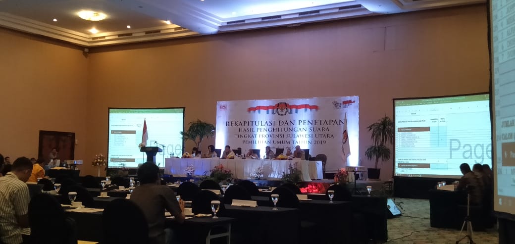 Pleno KPU Sulut: RML, Rumantir, Alkatiri dan Liow Bersaing di Minahasa Utara