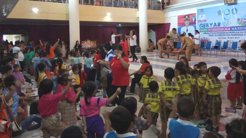 600 Anak Meriahkan Gebyar Hari Pendidikan di Minut