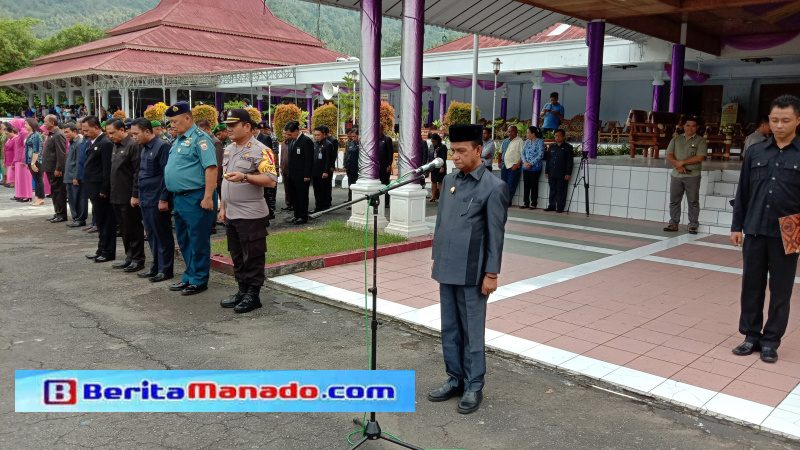 Irup Hardiknas, Wabup Helmud Hontong Bacakan Sambutan Mendikbud