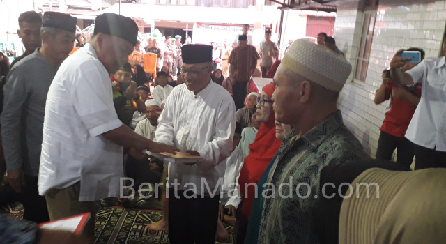 Foto: Safari Ramadhan Gubernur Olly Dondokambey di Langowan