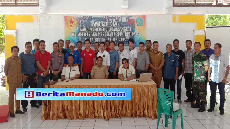 KONI Sangihe Gelar Raker Hadapi Porprov ke-X