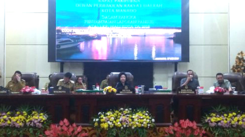 DPRD Manado Gelar Paripurna LKPJ Wali Kota 2018