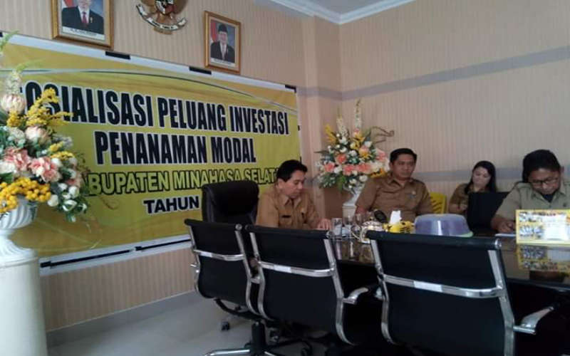Promosi Potensi Investasi di Minsel, DPMPTSP Gelar Sosialisasi