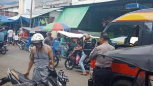 Kasat Binmas Polres Kotamobagu Laksanakan Imbauan Kamtibmas di Pusat Perbelanjaan