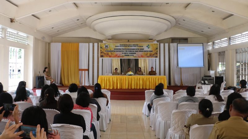 Pemkot Tomohon Tingkatan Kapasitas Tim Pembina dan Forum Kota Sehat