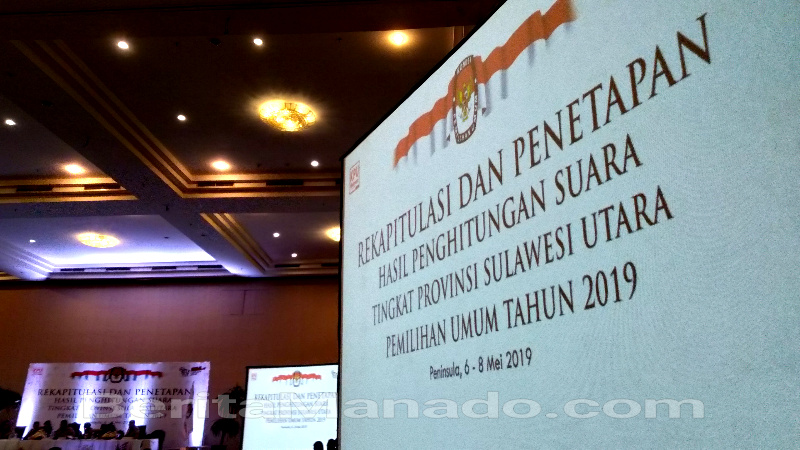 Banjir Interupsi, Penetapan Hasil Perhitungan Suara Kabupaten Minahasa Utara Ditunda