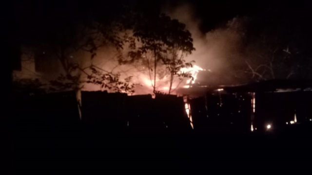 Diduga Korsleting Listrik, Satu Rumah di Dimembe Ludes Terbakar, Kerugian Ratusan Juta Rupiah