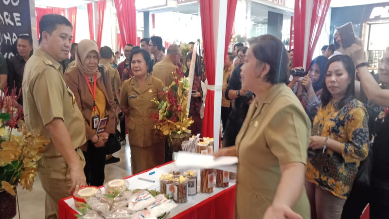 Sangihe Angkat Tema Two Day's No Rice di Pameran Kompetisi Pelayanan Publik