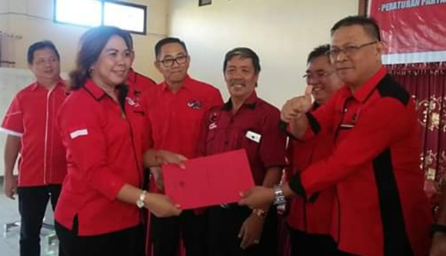 Robby Dondokambey Calon Tunggal Ketua DPC PDIP Minahasa