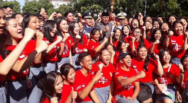 Pesan Olly Dondokambey di Upacara Bendera Peringatan Hari Lahir Pancasila