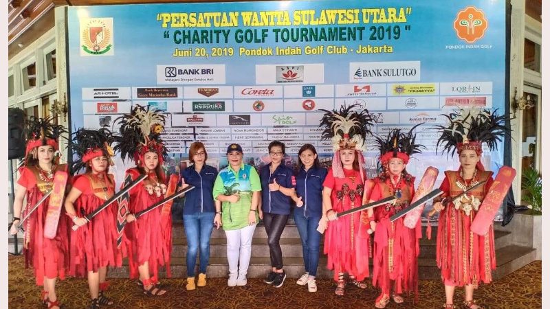 Persatuan Wanita Sulawesi Utara Gelar Charity Golf Tournament Untuk Perempuan dan Anak di Sulut