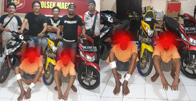 Curanmor Lintas Daerah, Dua Pemuda Minsel Ditangkap Tarsius Bitung